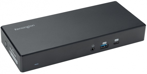 Docking Station Kensington SD4781P EQ, material partial reciclat, conexiune duala, 100W, negru